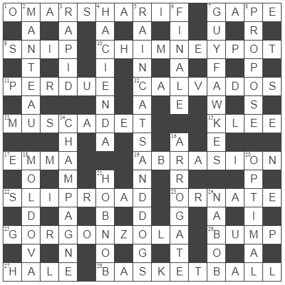 picture of the completed grid