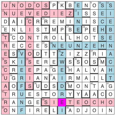 picture of the completed grid