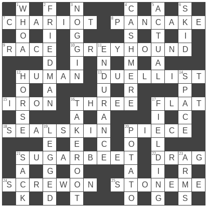 picture of the completed grid