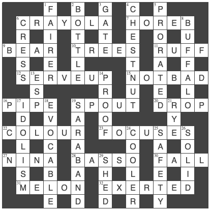 picture of the completed grid
