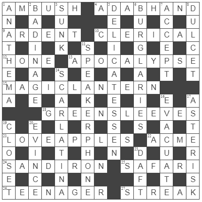 picture of the completed grid